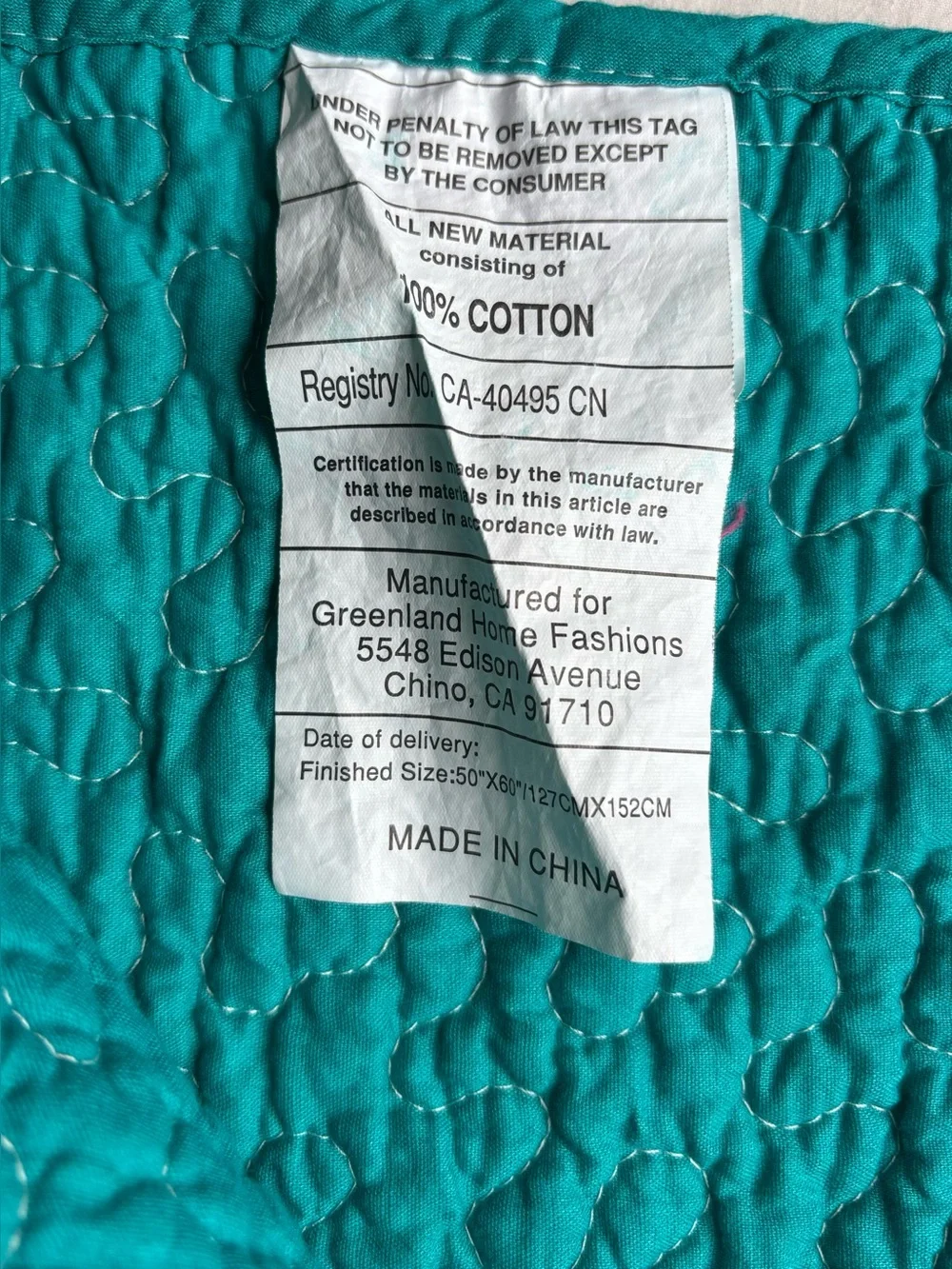 Floral Quilted Bedspread in Teal, Red & Mustard - Home Bedding